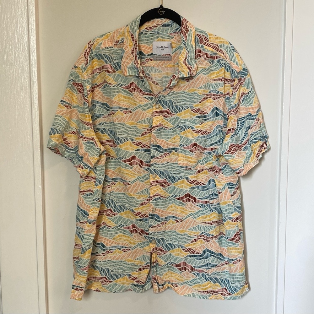 Colorful abstract landscape Pattern Shirt